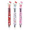 JVPEN WRITING INSTRUMENT Wociud Hello Kitty 0.7mm 6-Color Multicolor Ballpoint Pen with Hello Kitty Figure (Set of 3)