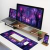 Mouse Pad Japanese Street Purple Sakura Work Office Accessories Desk Pad Desk Protector Mouspad Gaming Room Decoration Gamepad