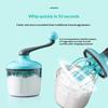Manual Egg Cream Whisk Hand Mixer Semi Automatic Multipurpose Stainless Steel Portable Kitchen Tool for Baking Mixing Drinks