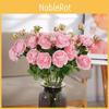 European Artificial Style Peony Rose Silk Flower For Wedding Props
