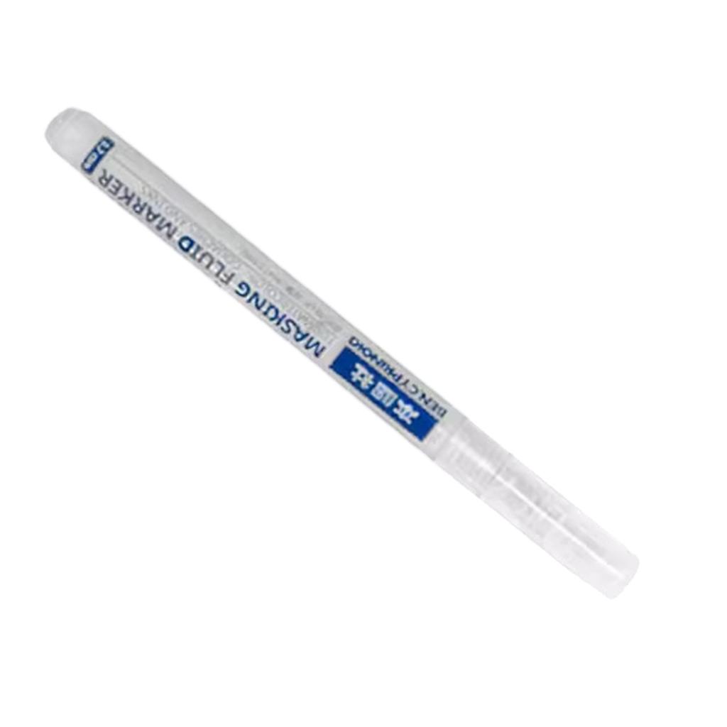 White/Blue Watercolor Masking Fluid Mark Pen 0.7/3mm Masking Fluid Marker Art Supplies Perfect for Artists Students