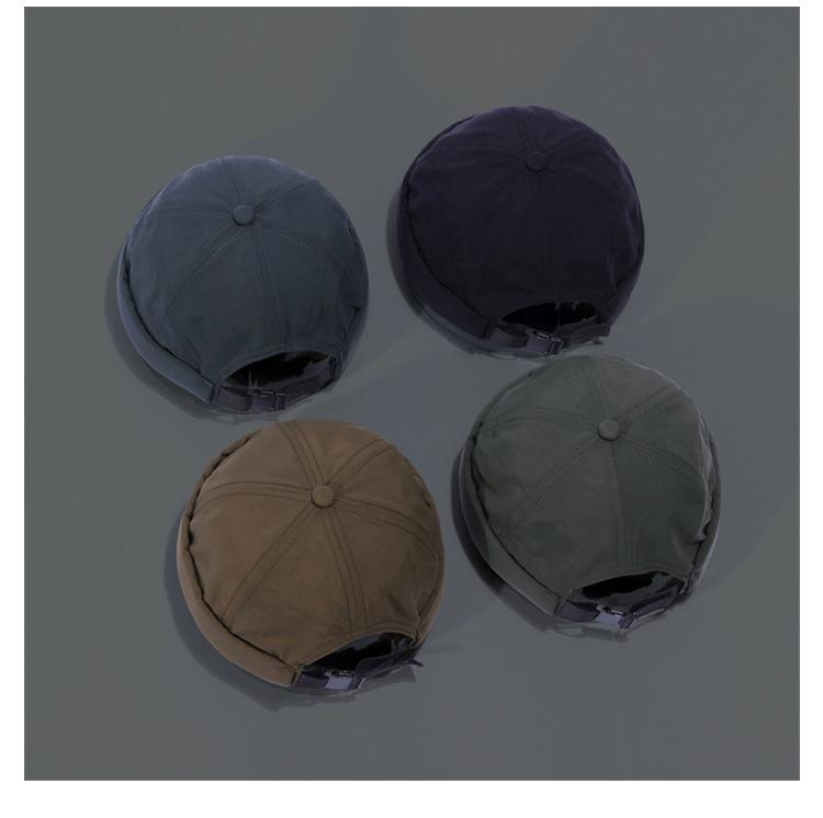 Men's Quick-Dry Retro Landlord Skullcap: Breathable, Japanese Street Style Hat