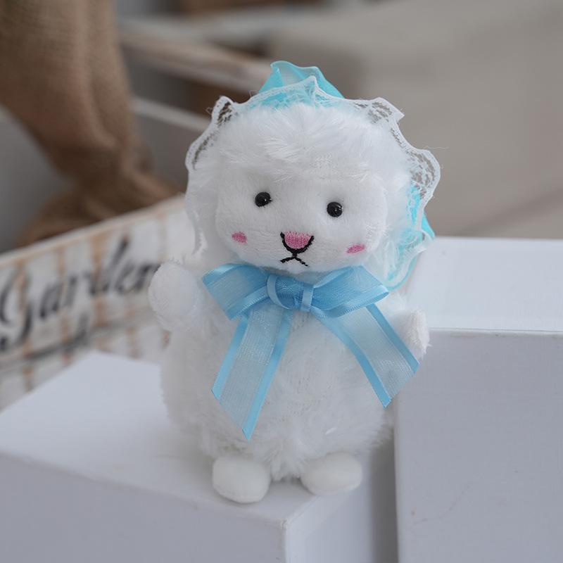 

Мягкая Лолита Милая Игрушка Овечка с Набивкой из PP Хлопка для Детской Комнаты Декора синий