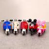 Retro Alloy Pull-Back Motorcycle Scooter Model Toy for Kids