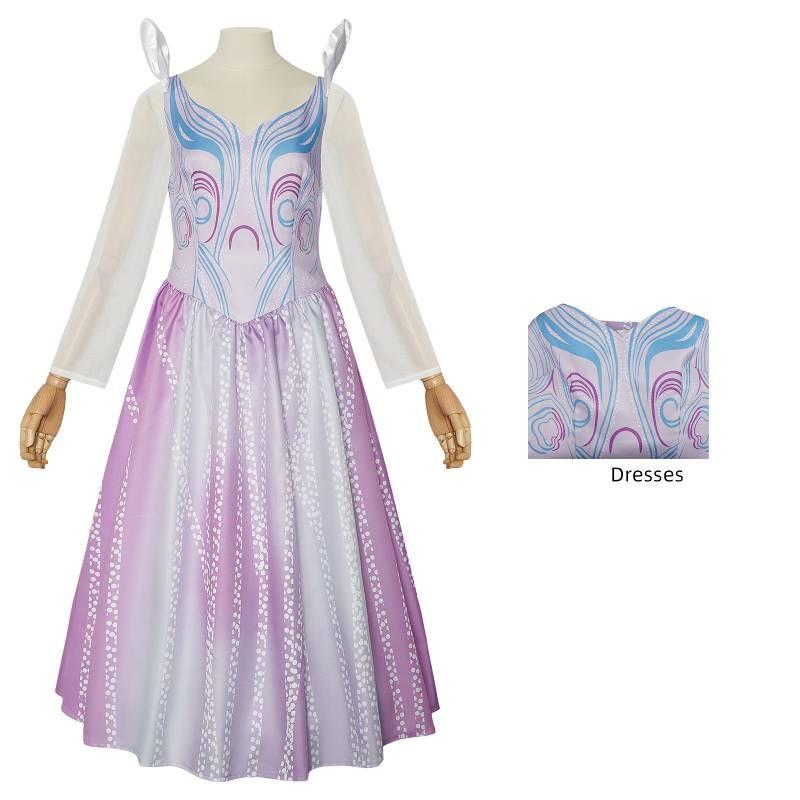 Part Wicked One Cosplay Costume Dresses Trench Coat Halloween Party Dress Up