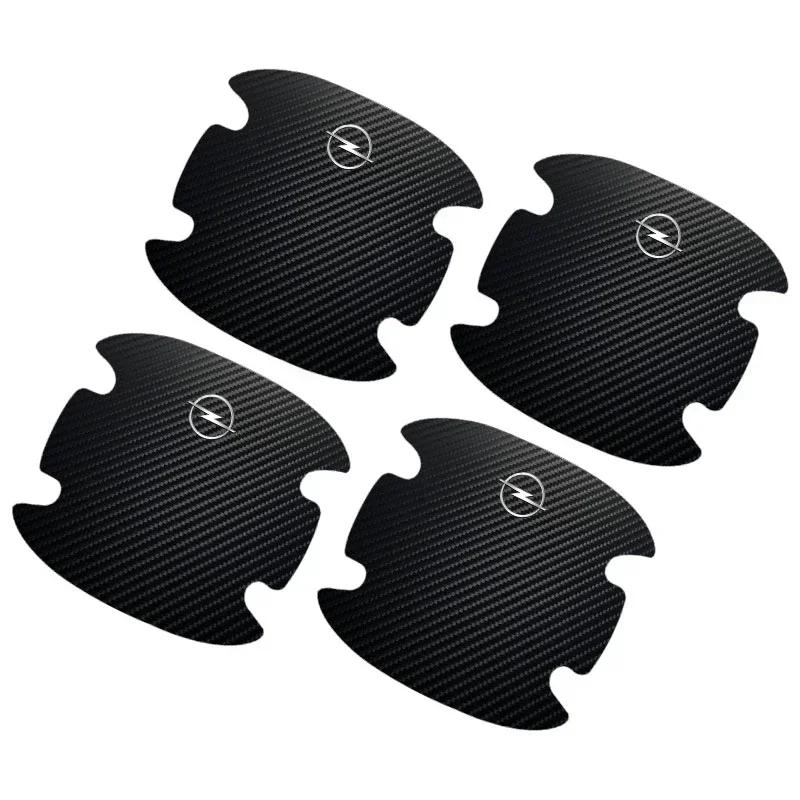 

Car Door Handle Sticker Carbon Fiber Scratches Resistan Waterproof For Opel Insignia Astra Antara Meriva Zafira H G Corsa