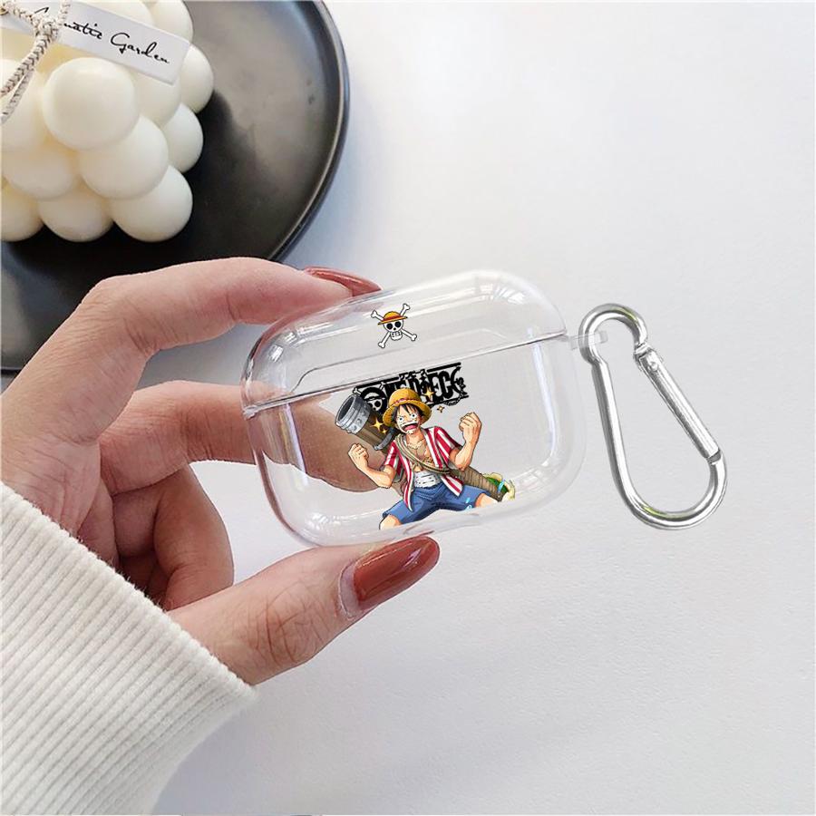 

Anime Ones Pieces Luffy Case For Airpods 1 3 Pro2 Pro 4 Pro3 2 Clear Earphone Cases Cover Airpods Pro 2