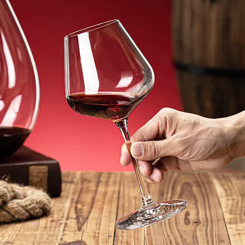 Crystal Glass Red Wine Glasses & Decanter Set