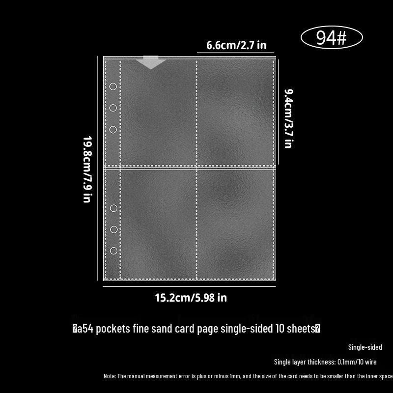 

Альбом для зберігання наліпок A5 корейського формату - багаторазовий, з можливістю повторного заповнення, з відривними аркушами