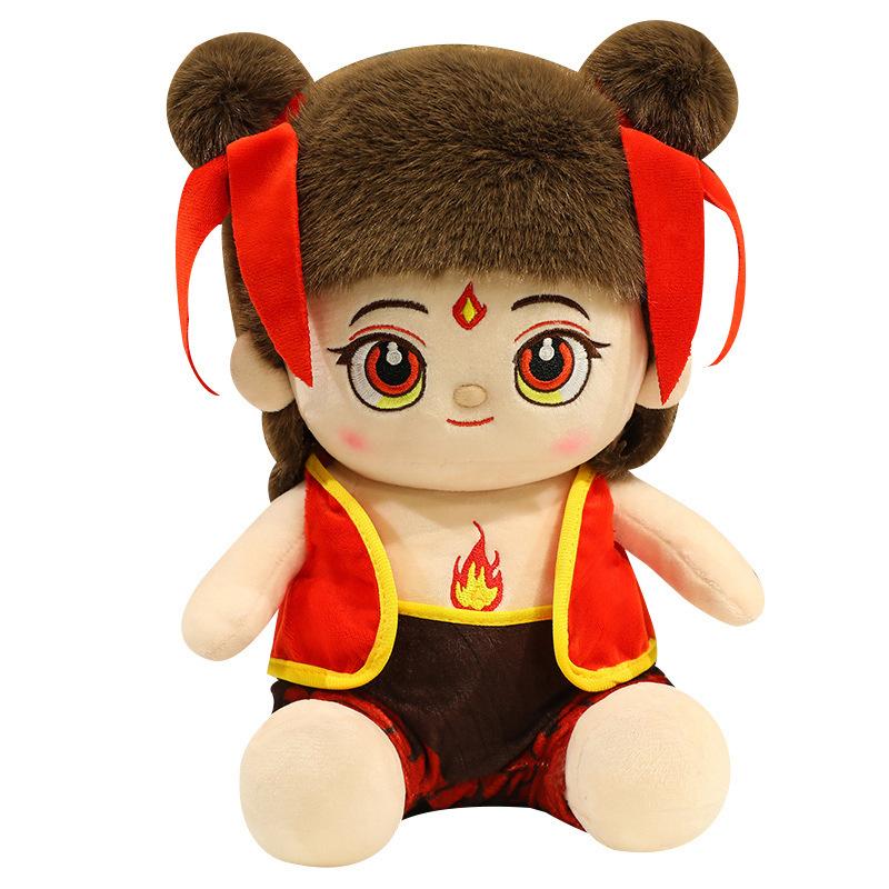 

Кукла Нечжа Плюшевая игрушка Новая плюшевая кукла Кукла Ретро стиль Тряпичная кукла 30cm