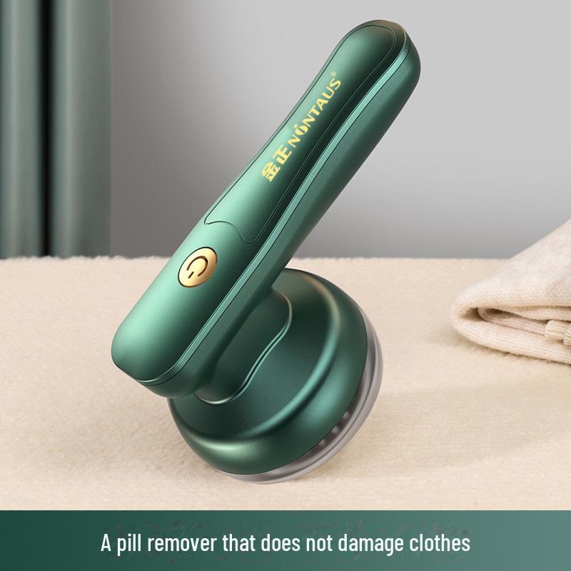 

Аккумуляторная бритва для ткани и устройство для удаления катышков со свитеров Jinzheng Charging Type зелёный