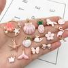 31 Alloy Pendant Types: Pink Shell Series DIY Korean Earrings & Bracelet Accessories