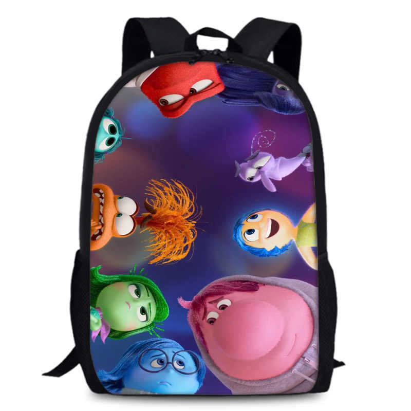Inside Out2 Student 15-Inch Schoolbag Student Backpack, Large Capacity Backpack
