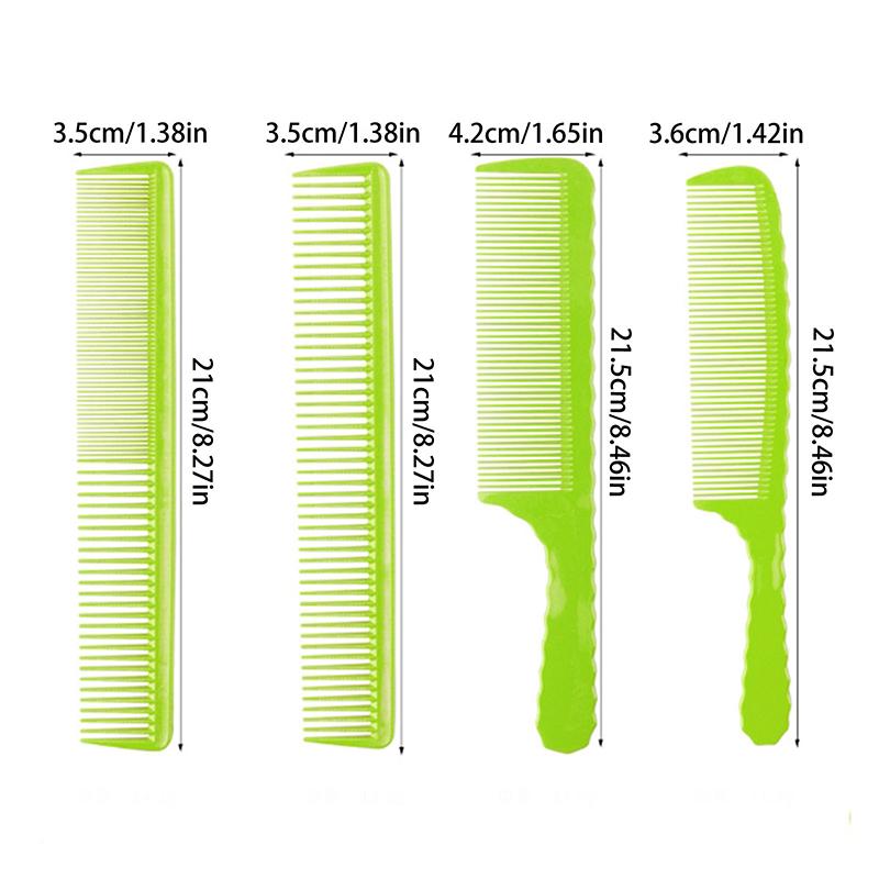 1Pc Barber Hairdressing Combs Graduated Multifunction Hair Detangler Comb Anti-Static Haircare Hairstyling Makeup Stylist