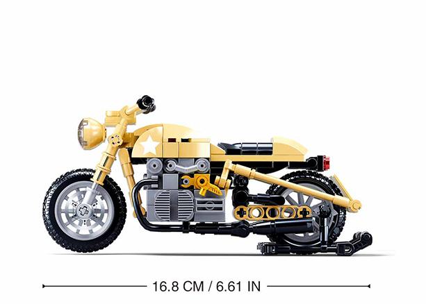 Klocki Sluban Mb Motor Motocykl Wojskowy 223 - B0959