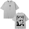 2026 Summer New Anime Jujutsu Kaisen Satoru Gojo T Shirt Men Women Hip Hop Streetwear T-shirt Retro Vintage Graphic Oversized T Shirt