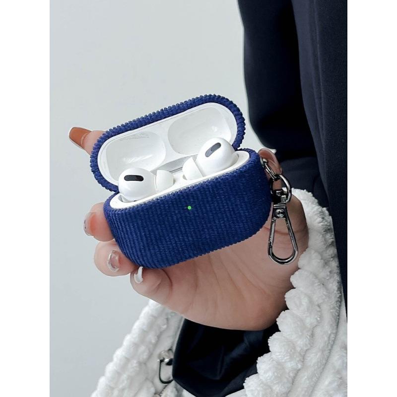 Autumn and Winter Corduroy AirPods 1st Generation Apple Bluetooth Headset Case 1/1st Generation Anti-drop Protective Case Pro1/Pro1 Tide