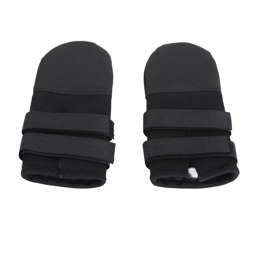 2pcs Rubber Paw Protector Anti Slip Waterproof Dog Boots Adjustable Dog Foot Cover Soft Dog Shoes