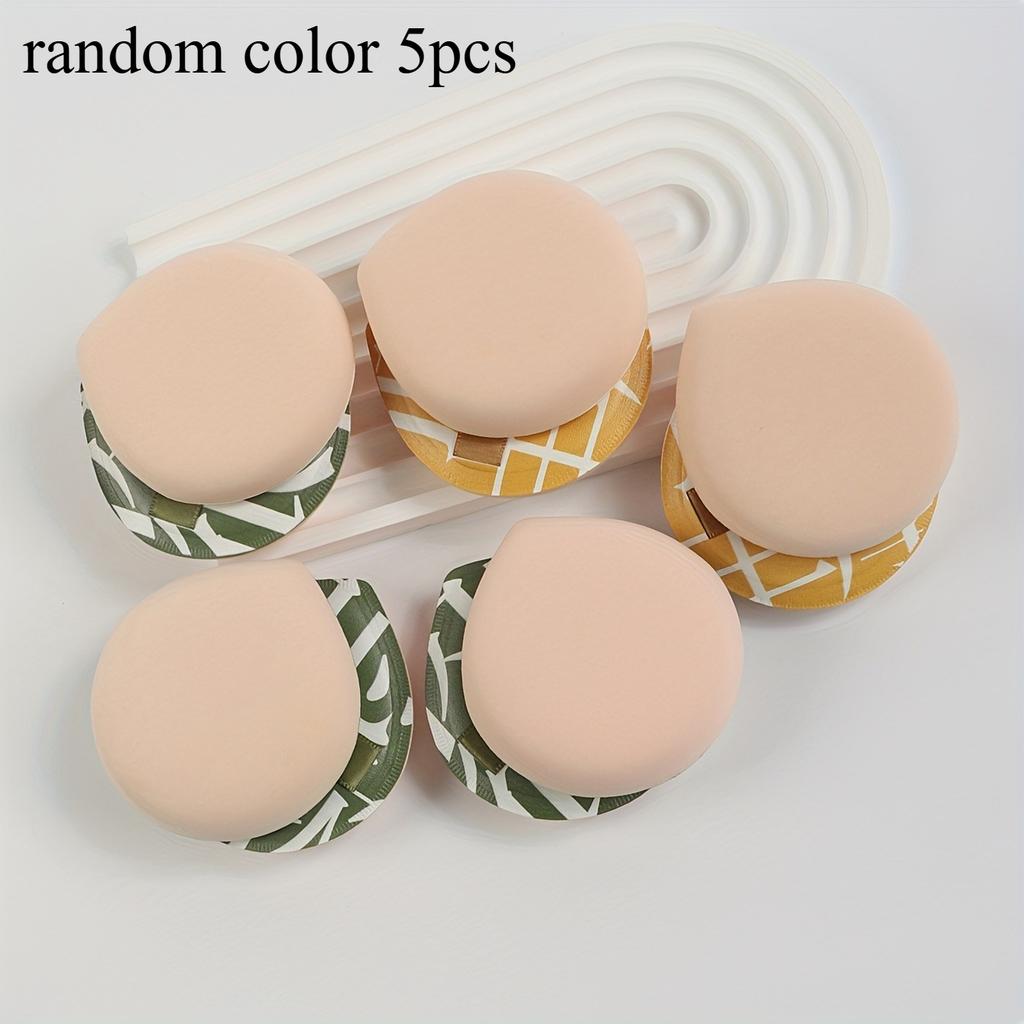 5pcs Enlarge and Thicken Air Cushion Powder Puff, Makeup Powder Puff, Suitable for All Skin Types, Make Up Sponge, Beauty Puff