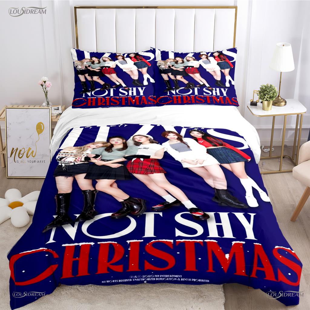 Itzy-Korean Singing Group All Season Duvet Cover Comforter Bedding Set Soft Quilt Cover And Pillowcases Single/Double/Queen/King