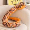 Creative simulation python hand puppet plush toy doll golden python doll boy trick funny rag doll