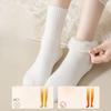 Thick Socks for Women In Autumn and Winter, Mid-calf Fleece Thickened Postpartum Socks, Home Warmth Floor Socks, Fleece Socks