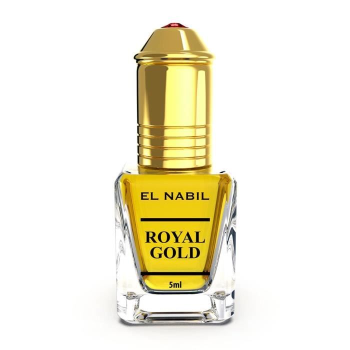 Extrait De Parfum - EL NABIL - ROYAL GOLD - 5 Ml - Perfume - Oriental Ambery Gourmand