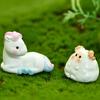 Miniature Statue Display Durable for Decoration Multicolor Colorful Resin Miniature Figurine Convenient Eye-catching Bright-colored