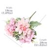 Spring Dahlia Silk Flowers: Artificial Floral Decoration for Dining Table, Home Ornament, or Photography Prop