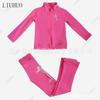 Kids Girls Figure Skating Suit Thickened Waterproof Warm Training Outfit With Fleece Lining BD401