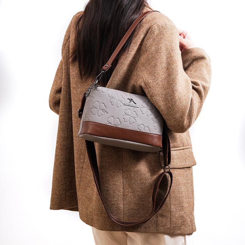 Crossbody Tas, Modieuze Tas voor Middelbare en Oudere Mensen, Eenvoudige Mamatas, High-end Enkele Schoudertas