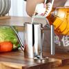 304 Stainless Steel Oil Can Olive Oil Soy Sauce Oil Pot Leakproof Seasoning Container Kitchen Storage Cooking Tool 500&700ML