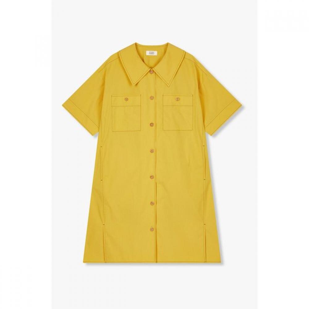 

Studio Tomboy Oversized Dress With Back Tuck Detail 9105241185 mustard/OS