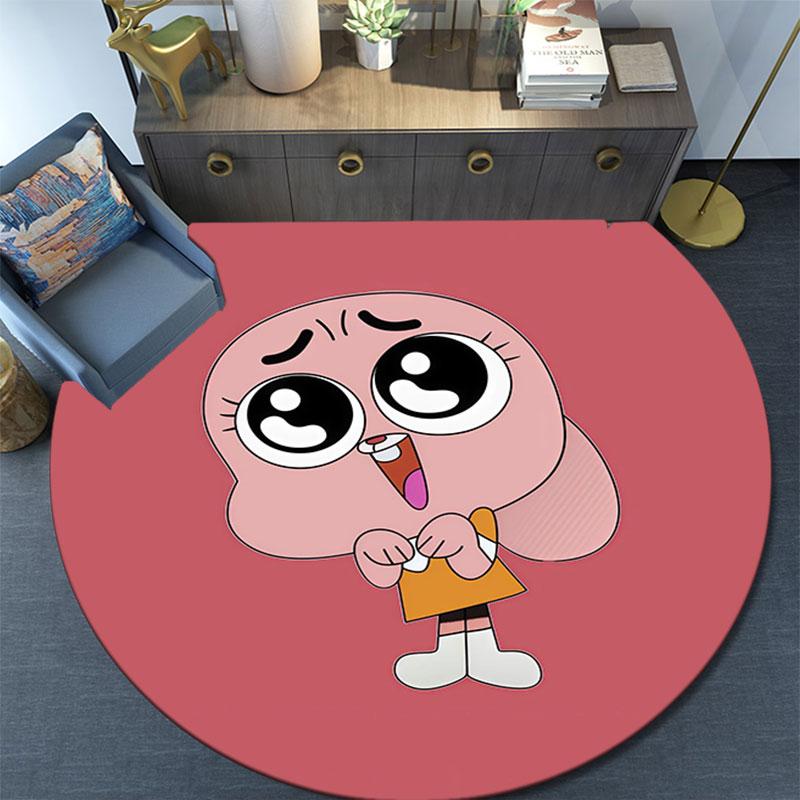 Anais Watterson pattern round rug,Carpet Rug for Living Room Bedroom Playroom ,Non-slip Floor Mat,Holiday Gifts and Birthday Gifts.