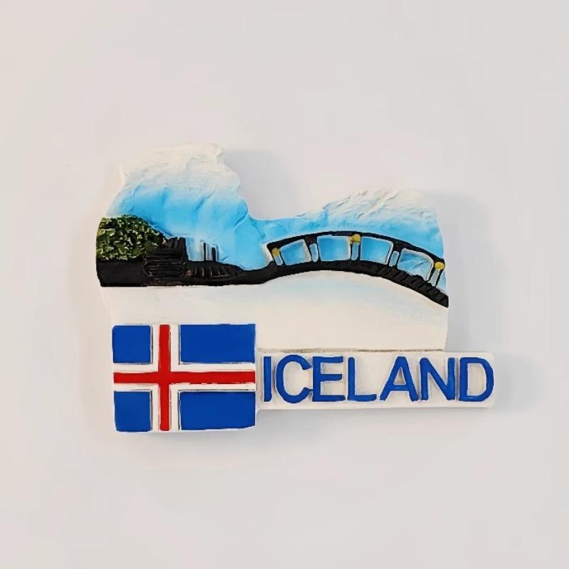 Iceland Travelling Fridge Magnets National Flag Reykjavik Tourism Souvenirs Fridge Stickers Home Decor Wedding Gifts