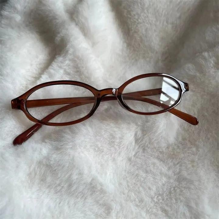 

Retro Anti-blue Light Glasses Kroean Y2K Harajuku Square Glasses Frame Women Men No Makeup Contrasting Cute Decorative Glasses