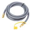 3.66m 38in RV Gasoline Extension Hose Fittings Quick Connect Gasoline Tank Gas Line Hose with Male