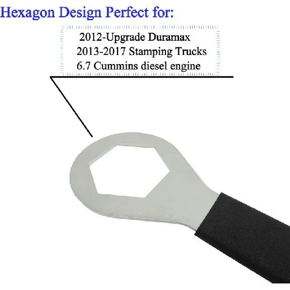34900 Fuel Filter Wrench,Water in Fuel Sensor Wrench Compatible with Newer 6.6L Duramax Diesel Engines with 6.7 Cummins Engine