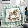 1PC Fantasy Patterned Flannel Blanket Lightweight and Portable for Home Decor Warmth and Comfort Halloween Gifts Holiday Present