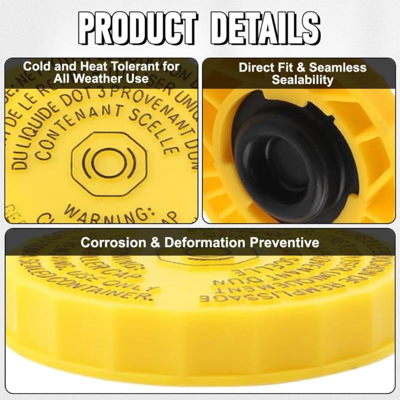 Brake Fluid Caps 68303540AA 68211910AB Brake Cylinder Filler Caps Automotive Brake Systems Parts