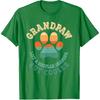 Grandpaw Dog Grandpa Grandfather Funny Grand Paw Retro Men T-Shirt