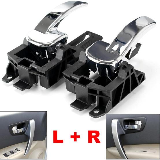Car Interior Door Handle for Nissan Qashqai J10 Dualis, 2Pair Left Right Front Rear Interior Door Handle