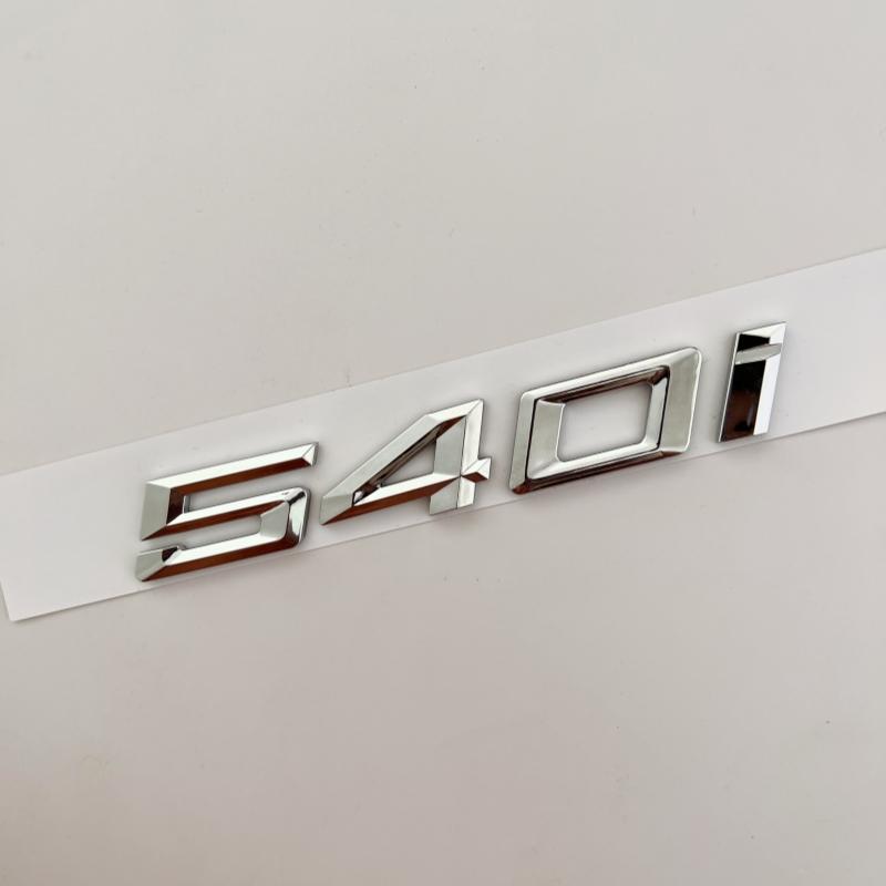 Car 3D ABS Trunk Letters Logo Badge Emblem Decal Sticker For BMW 5 series 520i 525i 528i 530i 535i 540i E39 E60 E61 F10 F11 G30