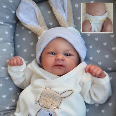 49cm Cloth Body or Full Vinyl Body Optional Reborn Doll True To Life Ugly Newborn Babies Doll Handmade Exquisite 3D Painted Skin Rebirth Doll Baby Toy