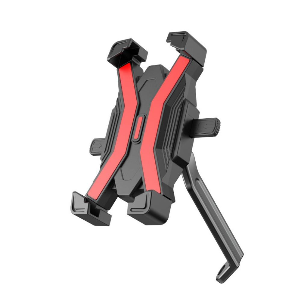 

New electric motorcycle mobile phone holder automatic locking cycling locomotive mobile phone navigation metal holder
