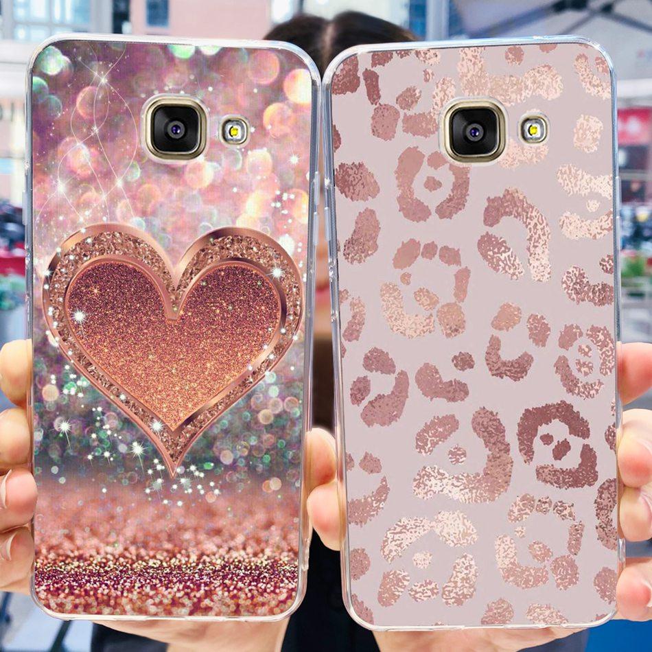 Pour Samsung Galaxy A5 2016 Coque Samsung A5 2017 2015 A500F A520F SM-A510F Impression Élégante Silicone Souple TPU Coque Arrière de Téléphone
