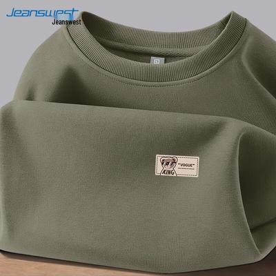 Jeanswest Unisex Loose Fit Round Neck Sweatshirt