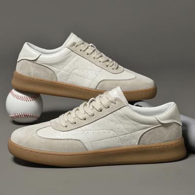 Mode Echte Leder Herren Freizeitschuhe Atmungsaktiv Tenis Masculino Sommer Herren Sneaker Klassische Skateboard Schuhe Trainer