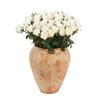 12PCS Fake Roses Bouquet Long Stem Artificial Silk Flowers Realistic Roses for Home Wedding Indoor Outdoor Table Decoration Party