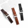 Vintage Crazy Horse Genuine Leather Watch Strap 22mm, Embossed Top Layer Cowhide Sport Band for Panerai